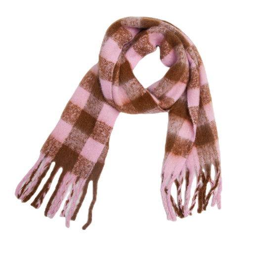Bufanda Escocesa Gruesa con Borlas para Mujer - Chal Acolchado Premium - Image 7