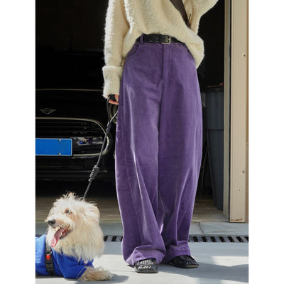 Pantalones Casuales Rectos Cómodos para Mujer con Abrigo Térmico - Image 8