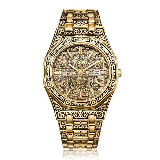 Reloj de Cuarzo para Hombre con Correa de Acero Inoxidable y Resistencia al Agua - Image 5