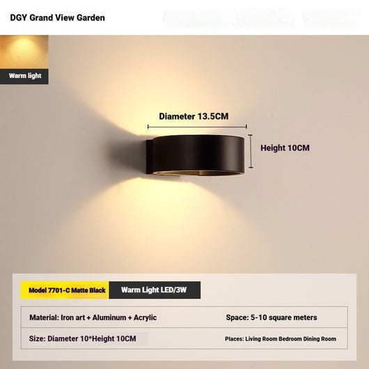 Lámpara LED de Cabecera Minimalista para Dormitorio - Image 3