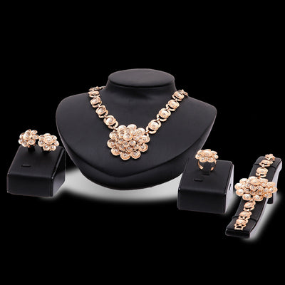 Conjunto de Joyas en Aleación de 4 Piezas