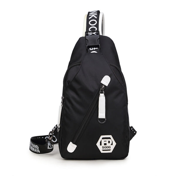 Bolsa de Pecho Casual para Hombre - Morral de Viaje Versátil