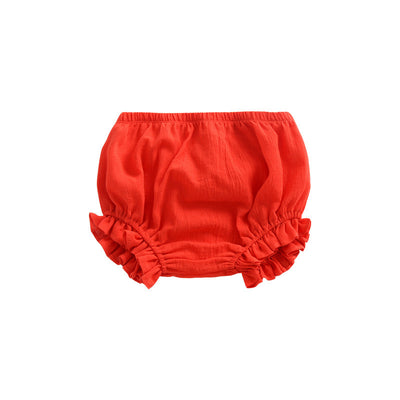 Shorts Infantiles de Algodón y Lino con Encaje - Image 6