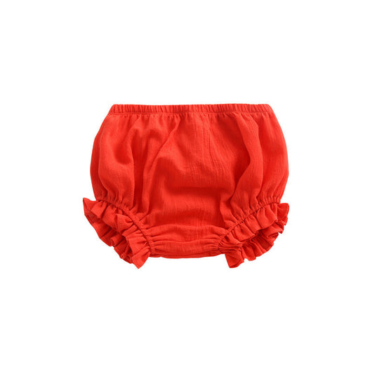 Shorts Infantiles de Algodón y Lino con Encaje - Image 6