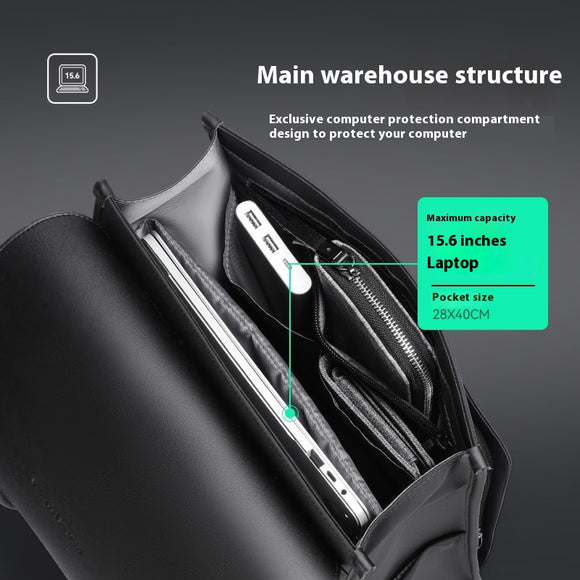 Mochila Ejecutiva Ligera de Gran Capacidad con Compartimento para Laptop