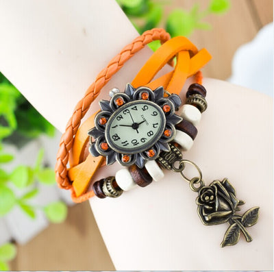 Reloj Casual para Mujer con Pulsera de Cuero y Detalles Mariposa - Image 14