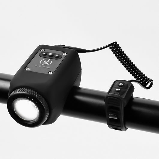 Luz Frontal con Claxon de Alta Potencia para Bicicleta - Recargable USB y Resistente al Agua - Image 6