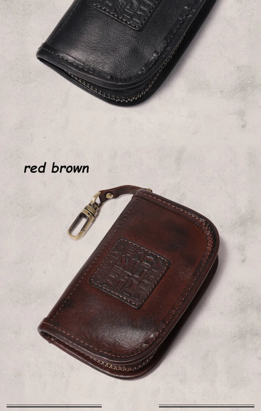 Estuche Multifuncional para Llaves de Cuero Curtido al Vegetal - Gran Capacidad - Image 22