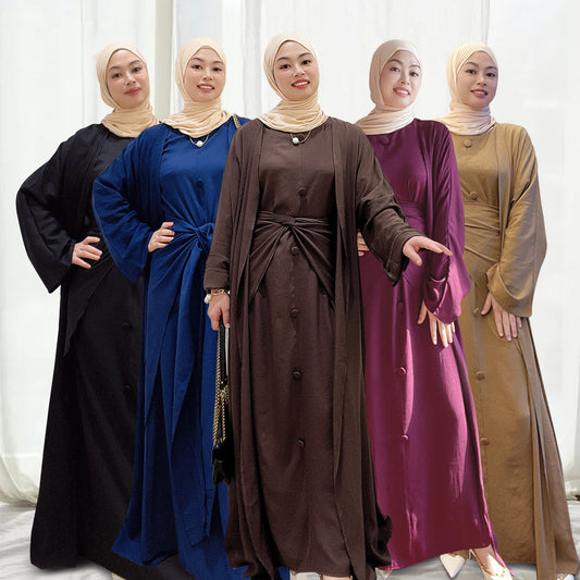 Traje de Tres Piezas Elegante Minimalista para Mujer