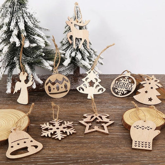 Adorno Navideño de Calabaza Hueca - Artesanía Decorativa de Madera - Image 15