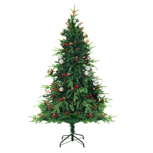 Árbol de Navidad con Efecto Nieve Simulada - Decoración de Vidriera PVC - Image 4