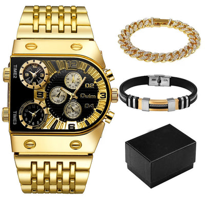 Reloj de Hombre Multihuso con Esfera Grande Luminosa y Correa de Acero Inoxidable - Image 14