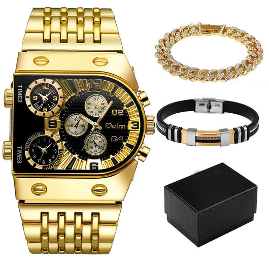 Reloj de Hombre Multihuso con Esfera Grande Luminosa y Correa de Acero Inoxidable - Image 14