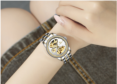 Reloj Mecánico Automático de Cristal Hueco - Image 11