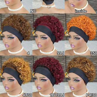 Banda para Cabello de Seda de Hielo con Cabello Humano Real Multicolor Elfa - Image 7