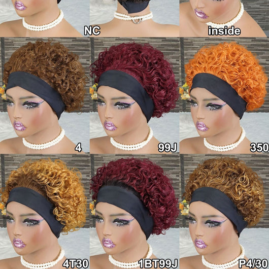 Banda para Cabello de Seda de Hielo con Cabello Humano Real Multicolor Elfa - Image 7