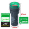 Modelos Ordinarios ACDC 24 V Verdes ACDC Universal Sonido Intermitente