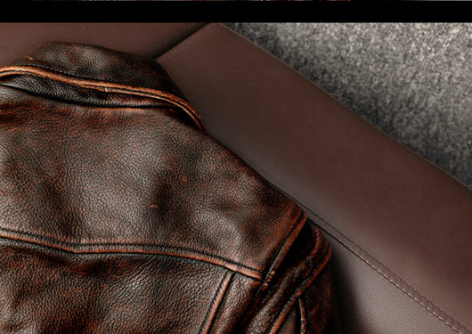 Chaqueta Motociclista Desgastada Stone Grinding - Image 15
