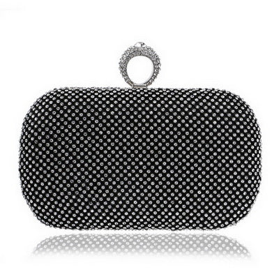Bolso de Noche Elegante con Cristales y Cadena Desmontable - Image 6
