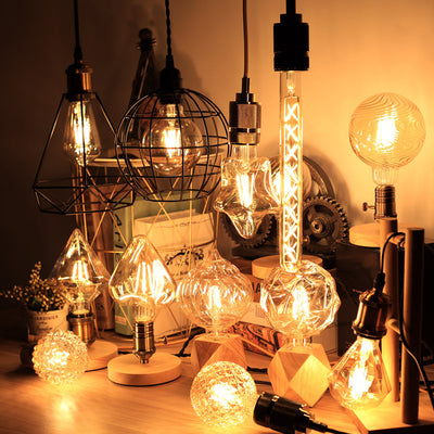 Lámpara Retro Viral con Bombilla Decorativa - Image 33