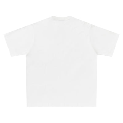 Playera Blanca Oversized Estilo Harajuku con Patrón Anime - Image 9