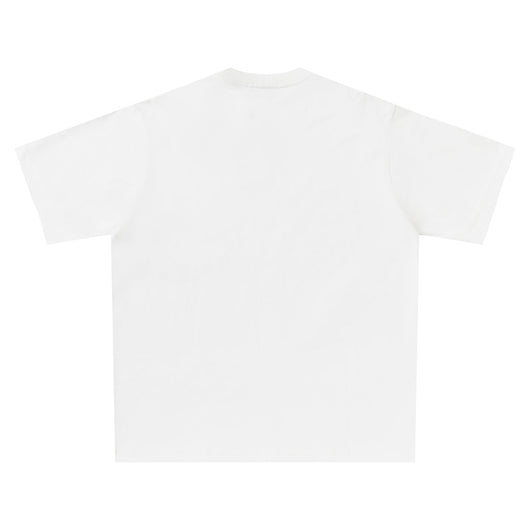 Playera Blanca Oversized Estilo Harajuku con Patrón Anime - Image 9