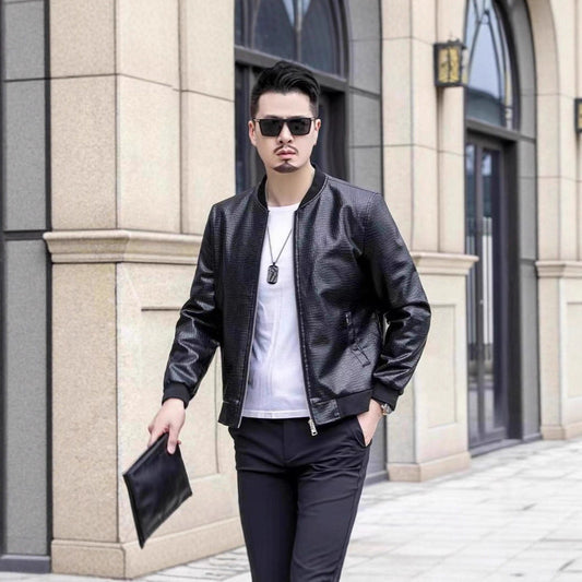 Chaqueta Térmica para Hombre con Forro Polar y Patrón Ice Crack
