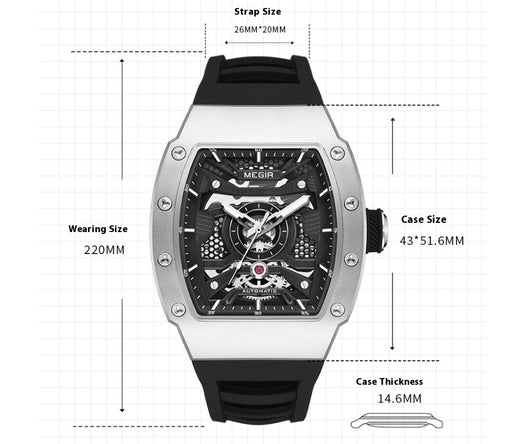 Reloj Mecánico Elegante para Hombre - Estilo Ejecutivo Casual - Image 7