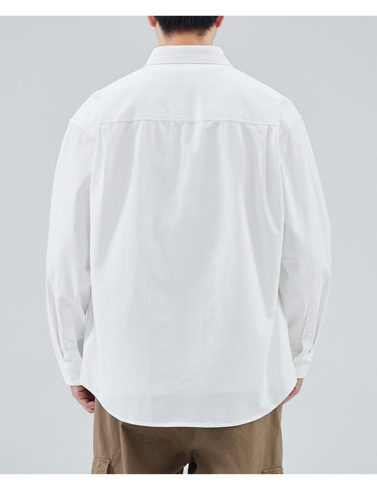 Camisa Suelta de Algodón Premium para Hombre - Image 10