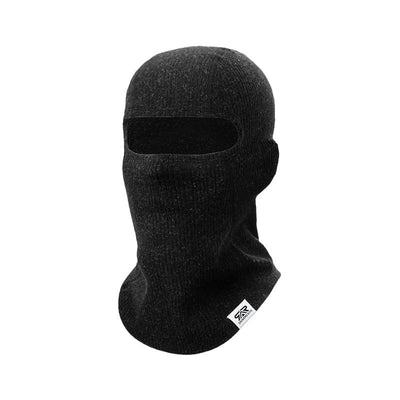 Morning glory red balaclava made from polar fleece windproof fabric, covering the head, neck, and lower face. - Image 4