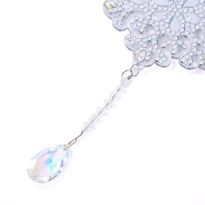 Carillón de Viento Cristal Diamante Doble Cara - Set 4 Piezas - Image 8