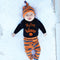 Conjunto de Tres Piezas de Algodón Infantil Temática Halloween con Alfabeto