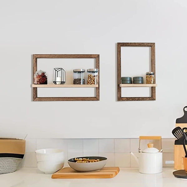 Marco Fotográfico de Madera para Pared con Almacenamiento Aromaterápico - Image 5