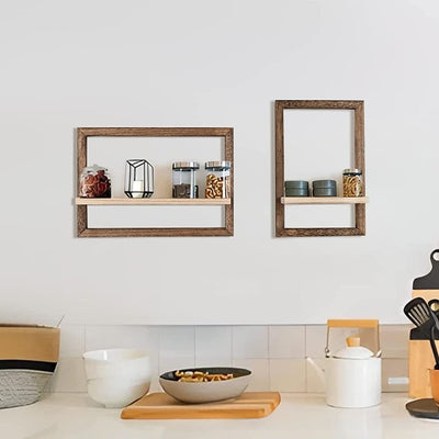 Marco Fotográfico de Madera para Pared con Almacenamiento Aromaterápico - Image 5