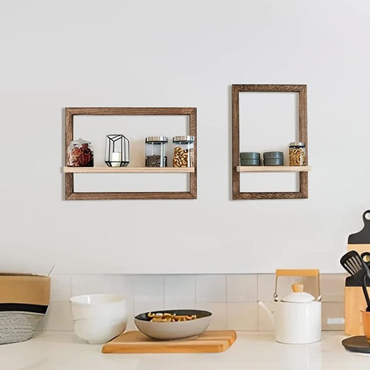 Marco Fotográfico de Madera para Pared con Almacenamiento Aromaterápico - Image 5