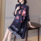Vestido Rojo Estilo Western con Estampado Vintage - Efecto Rejuvenecedor