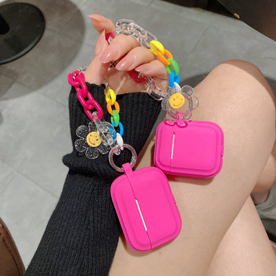 Funda Protectora para Apple con Diseño Flor Sonriente - Image 5