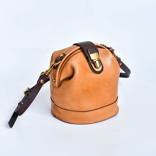 Bolso Mensajero Retro de Cuero Estilo Vintage - Image 5