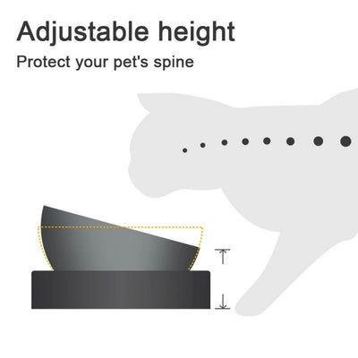 Comedero Doble de Acero Inoxidable para Perros y Gatos con Soporte - Image 18