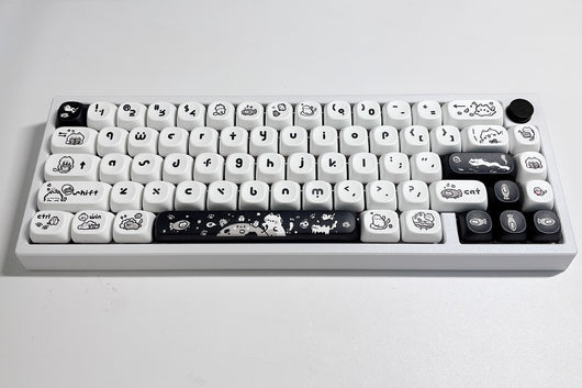 Keycap Gato Fantasy MOA - Diseño Minimalista Blanco y Negro - Image 14