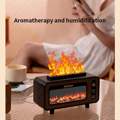 Difusor Ultrasónico 200ml con Chimenea 3D y Luz LED - Aromatizador de Aceites Esenciales - Image 5