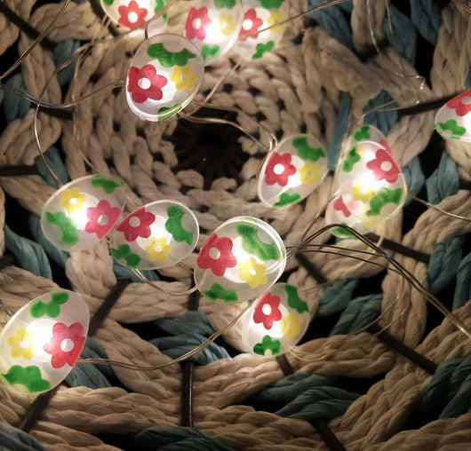 Guirnalda Luminosa Decorativa Forma Zanahoria y Conejo para Pascua - Image 16