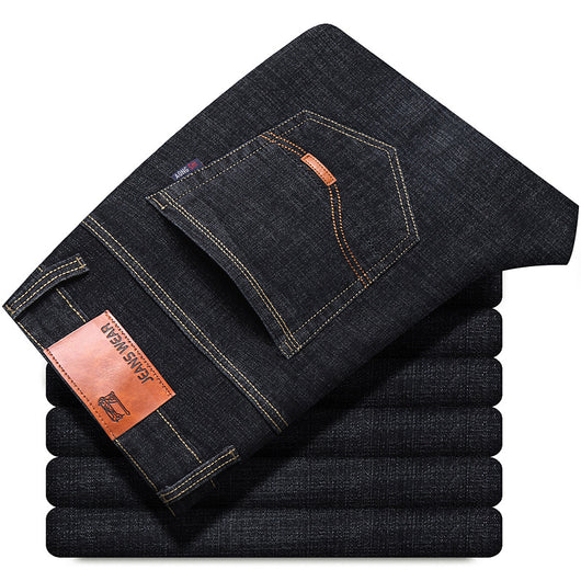 Jeans Casuales Elásticos de Forro Polar para Hombre - Image 10