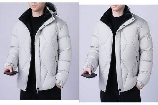Chaqueta de Invierno para Hombre con Acolchado de Algodón - Calidez y Estilo - Image 17