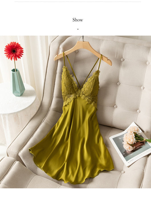Camisón Fresco con Tirantes Cruzados - Ropa de Descanso Perfecta para Climas Cálidos - Image 20