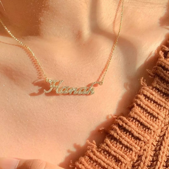 Collar de Capas Personalizado con Letra para Hombre y Mujer