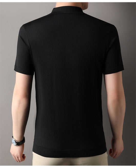 Camiseta Manga Corta Hombre Ice Silk Transpirable Secado Rápido - Image 26