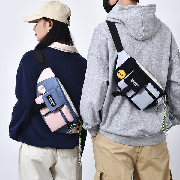 Bolsa Cruzada Deportiva de Lona para Hombre