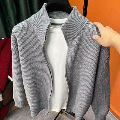 Cardigan de Punto con Cierre de Cremallera para Hombre - Image 15