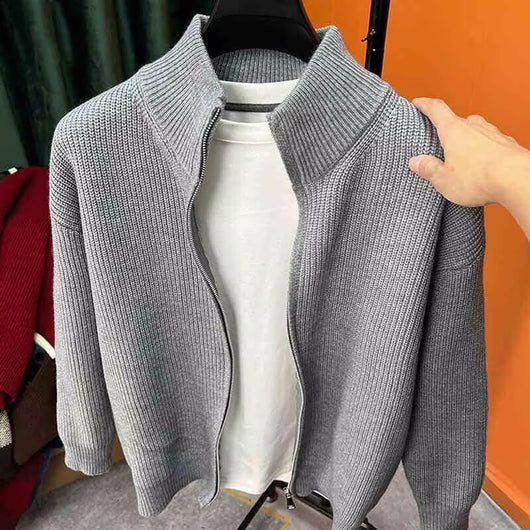 Cardigan de Punto con Cierre de Cremallera para Hombre - Image 15